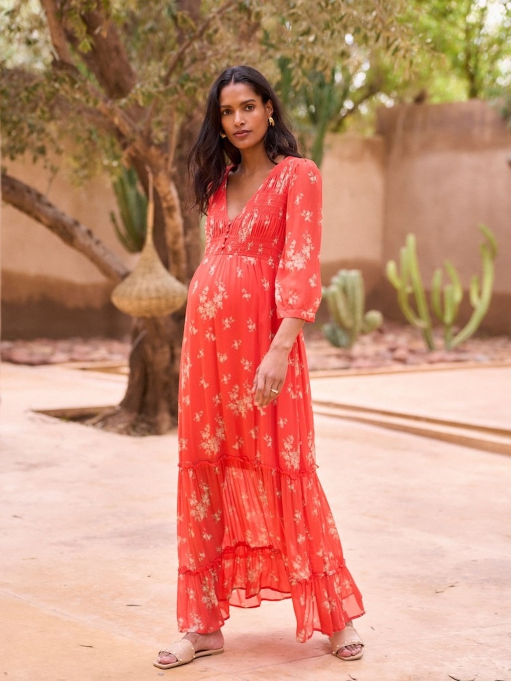 Seraphine Maternity Maxi Dress